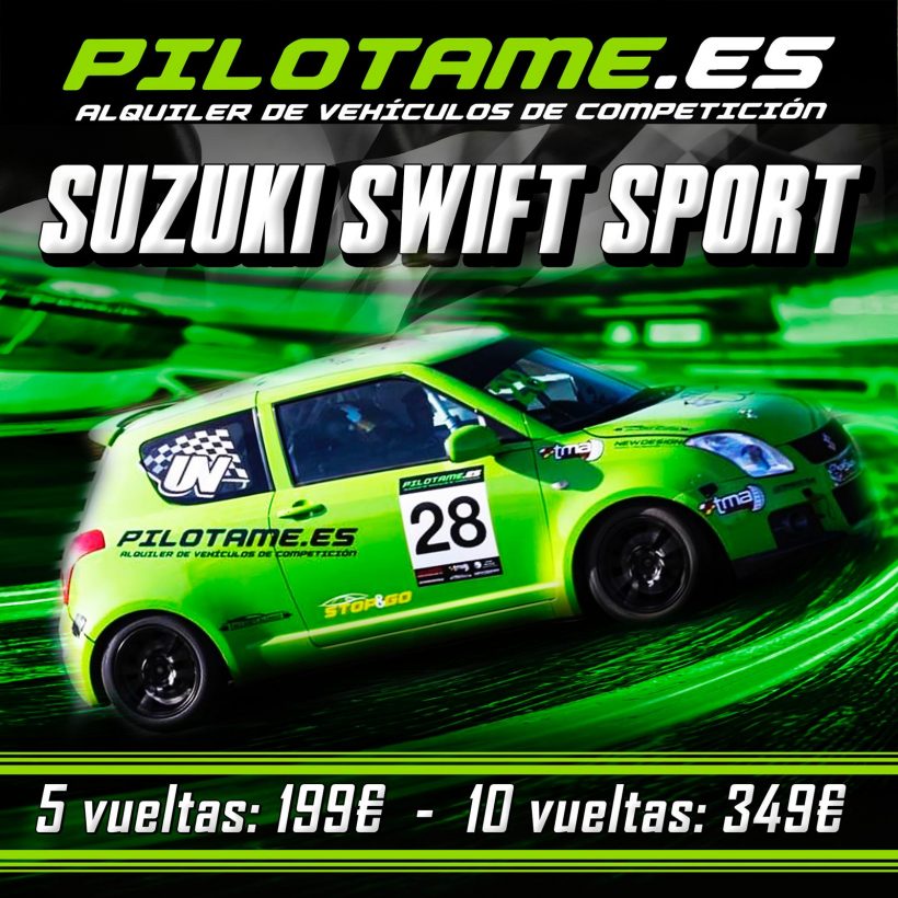 alquiler jarama suzuki swift sport